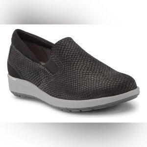 Ros Hommerson Orleans Men’s Matte Black Snake/Nubuck size 13 slip-on comfortable